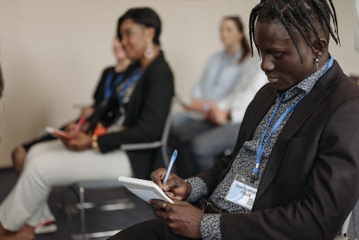academic workshop with engaged participants