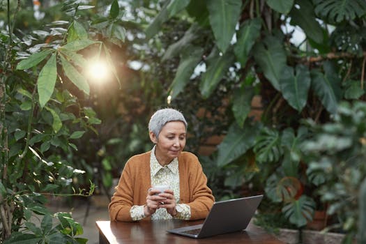 professor enjoying work-life balance