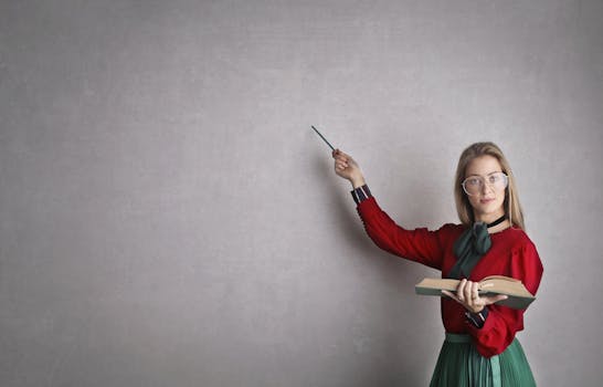 professor reviewing a thesis with a student