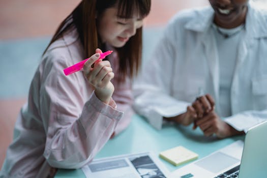 students participating in an online discussion