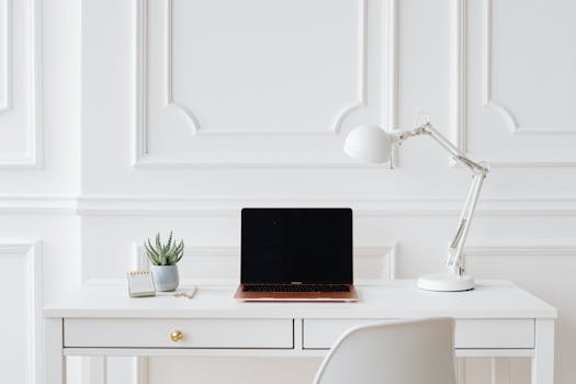 organized workspace
