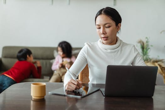 Balanced lifestyle with work and play