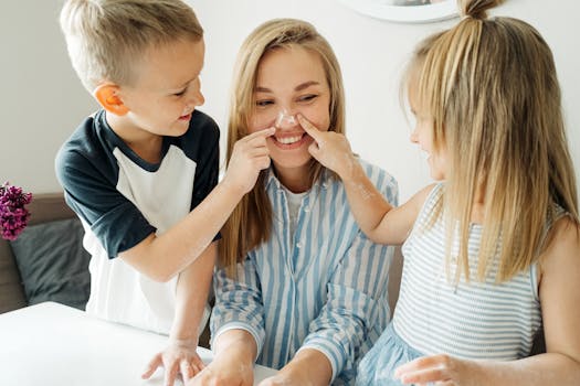 A family enjoying time together